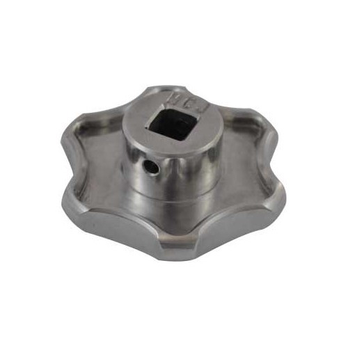 Heater thumbwheel for Combi Split, in polished aluminium - KB36200