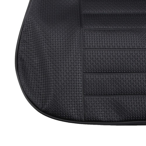 Capas de assento TMI em vinil preto com relevo para Karmann-Ghia Coupé 72 -&gt;74 - KB43152701