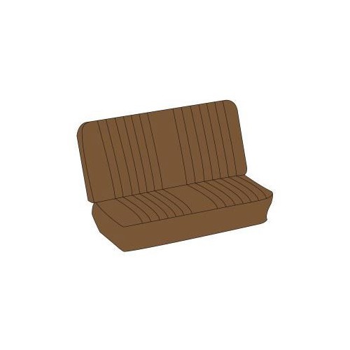  Embossed vinyl covers for central 3/4 split bench seat for Split Bus 50 ->67 - KB43245 