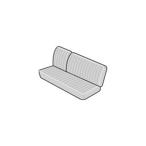  Stoelhoezen middenrugleuning 1/3 opklapbaar vinyl met reliëf voor Combi Split 56 ->67 - KB43247 