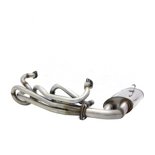  CSP "Python" 48 mm stainless steel exhaust without heater for VW Combi 1600 72 -&gt;79 - KC20216 
