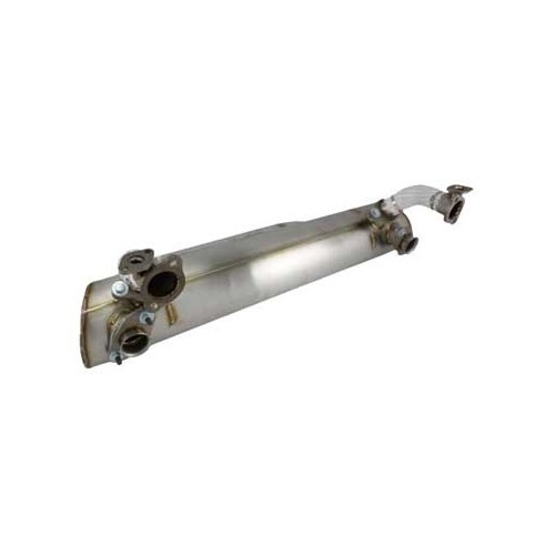 Scarico in acciaio inox Vintage Speed per Combi Bay 68 -&gt;79 con riscaldatore - Uscita centrale - KC20310