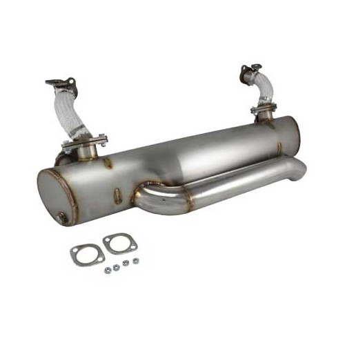     
                
                
    Vintage Speed stainless steel exhaust for Combi Bay 68 -&gt;79 with heater - Central outlet - KC20310
