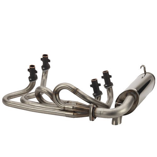  CSP Python stainless steel exhaust for T4 ->78 engine in Combi Split, 42 mm pipes - KC20313 