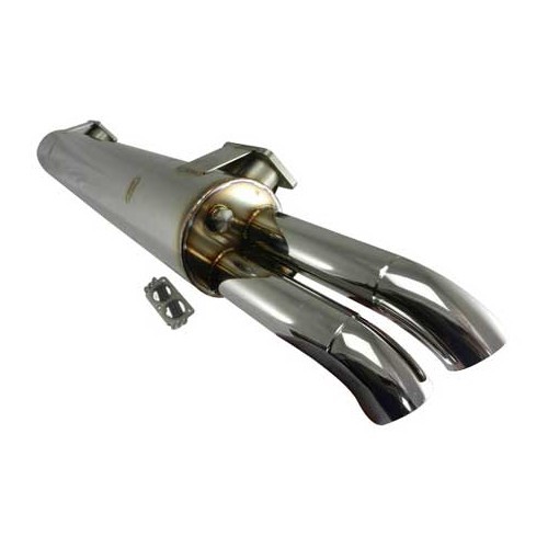 Vintage Speed" stainless steel exhaust system for VOLKSWAGEN Transporter T25 1.9 and 2.0 (1979-1992) - KC203202
