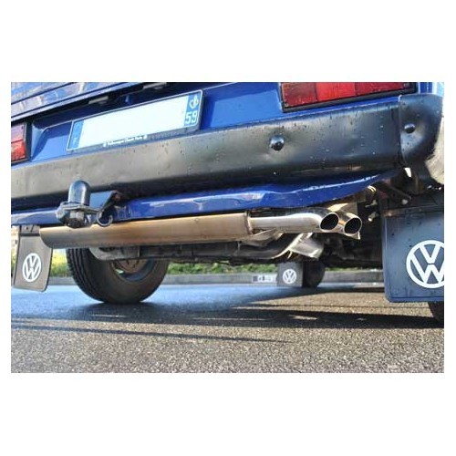 Vintage Speed" stainless steel exhaust system for VOLKSWAGEN Transporter T25 1.9 and 2.0 (1979-1992) - KC203202