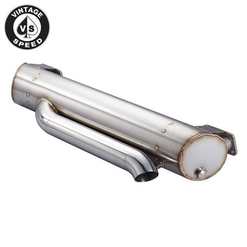  Échappement Type 4 Inox Vintage Speed sortie centrale pour Combi 1.7 ->2.0 - KC20321 