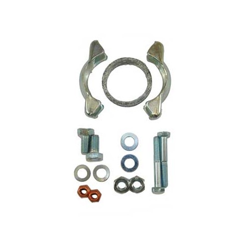  Joints + colliers de tube d'échappement pour VOLKSWAGEN Combi SPLIT (-07/1967) - Moteur Type 1 1600cc - KC22109 