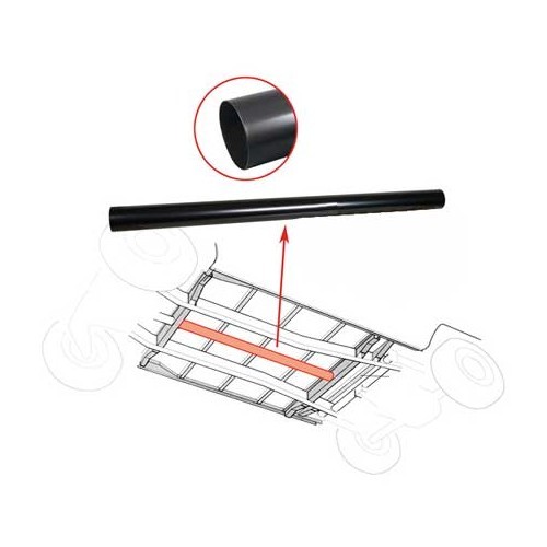  Centrale buis van de verwarming 90 mm onder het chassis voor Combi 73 ->79 - KC24002-1 