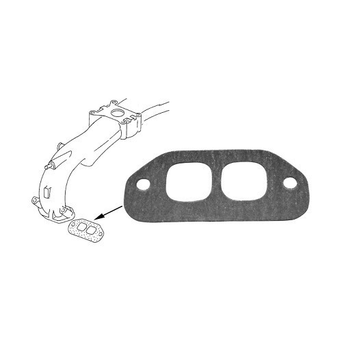  Junta do colector de admissão para VW Transporter T25 1.9 - KC25521 