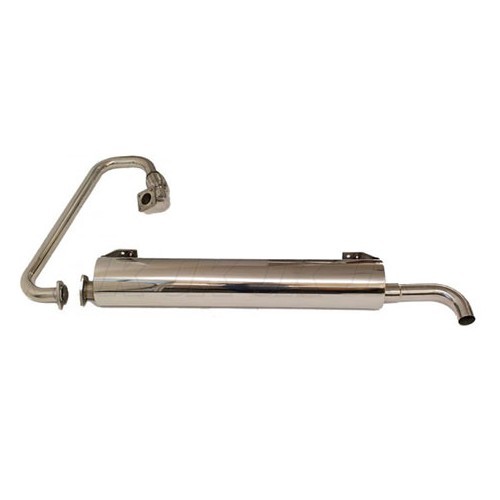  Scarico completo in acciaio Inox per Transporter 1.6 TD 89 ->92 - KC27013 