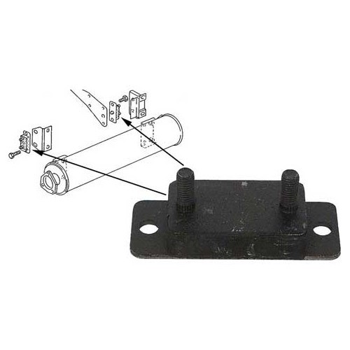 1 sinobloco de escape para VW Transporter D / TD - KC27350