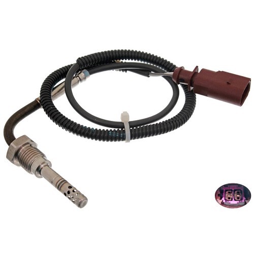  Sensor de temperatura dos gases de escape frontais FAP para VW Transporter T5 1.9 TDi - KC29455 