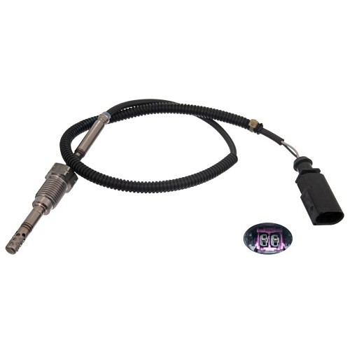  Capteur de température des gaz d'échappement avant turbo pour VW Transporter T5 1.9 TDi - KC29456 