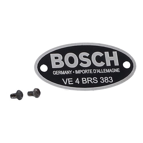     
                
                
    Placa de identificación para el distribuidor de encendido Bosch VE 4 BRS 383 para VW Combi SPLIT - KC30930
