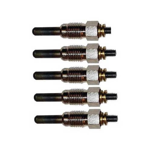  Bougies de préchauffage 2.4 Diesel pour VW Transporter T4, pack de 5 - qualité allemande - KC33005K 