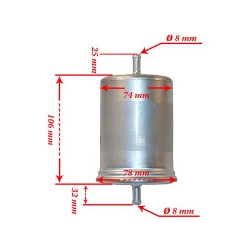Petrol filter for Transporter T25 - KC46010