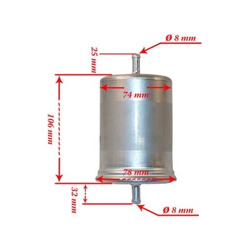 Benzinfilter für VW Transporter T25 - KC46010