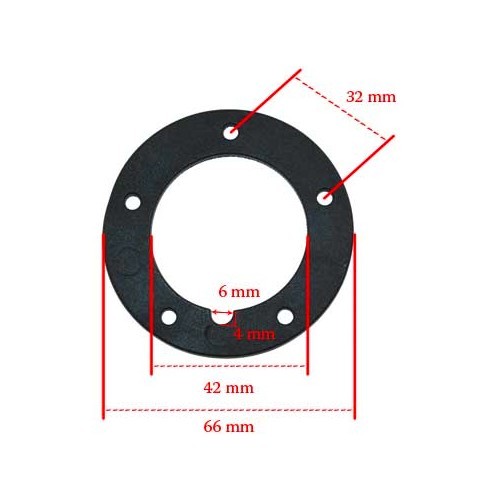 Kit with seal + screws for fuel gauge for Combi 50 ->73 - KC46608