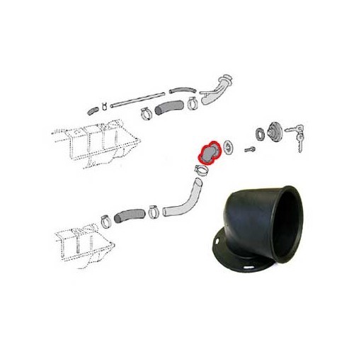 Benzineinfüllstutzen für Combi 73 ->79 - KC47200