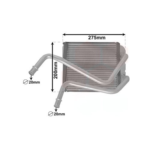  Heizkörper für VW Transporter T5 und T6 - KC55608 