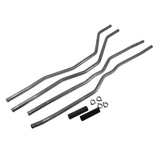 Kit tubi dell'acqwua in acciaio inox anteriore per Transporter 1.9L 08/82 ->01/85 - KC55750