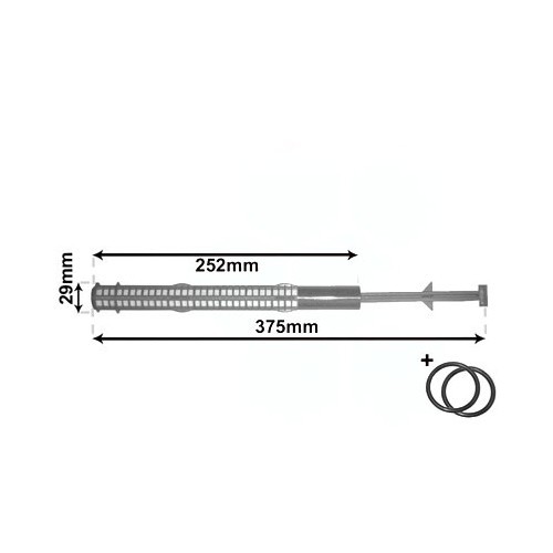  Deshidratador de climatización para VW Transporter T5 de 2003 a 2009 - KC58020 