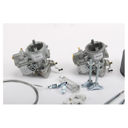 Double carburettor kit, EMPI KADRON 40 mm for Type 4 engine - KC70300