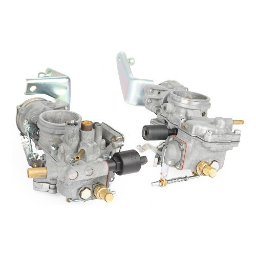 Pair of Solex 32-34 PDSIT 2-3 carburetors for T25 with Type 4 2.0 CU engine - KC72601