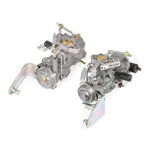 Pair of Solex 32-34 PDSIT 2-3 carburetors for T25 with Type 4 2.0 CU engine - KC72601