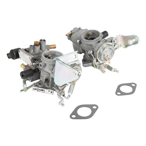  Pair of Solex 32-34 PDSIT 2-3 carburetors for T25 with Type 4 2.0 CU engine - KC72601 