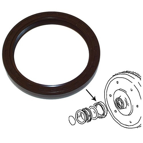  Flywheel spinnaker seal for VOLKSWAGEN Combi Bay Window (08/1971-07/1979) - Top quality - KD71007 