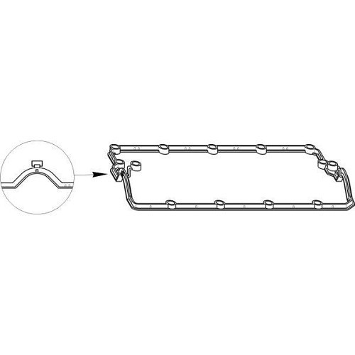  Cilinderkoppakking voor VW Transporter T5 1.9 TDi (BRR, BRS) - KD71850 