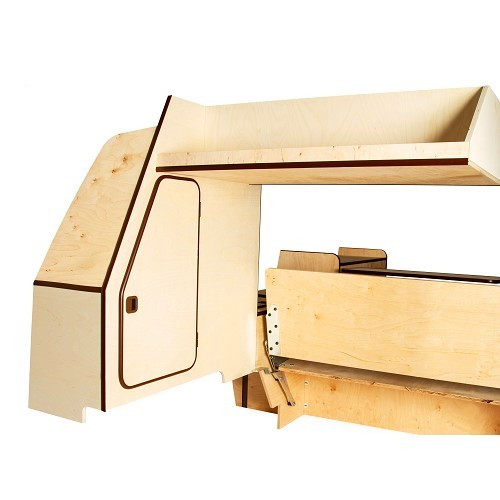 AGATHE furniture in unfinished wood for VOLKSWAGEN Transporter T25 (1979-1992) - KF00001