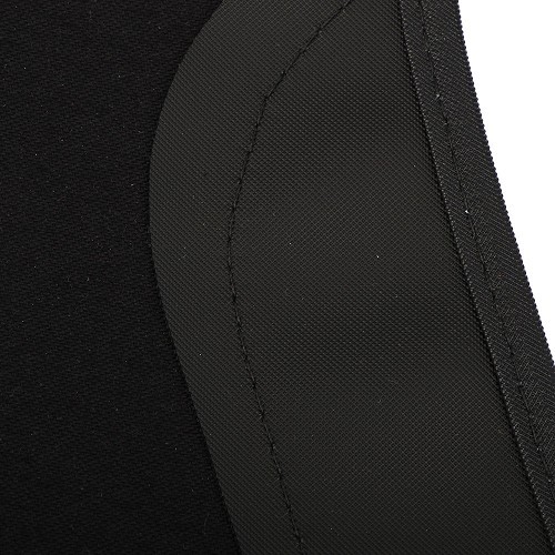 Capote Vinyle Noir pour Karmann-Ghia Cabriolet 56 ->67 - KG00511