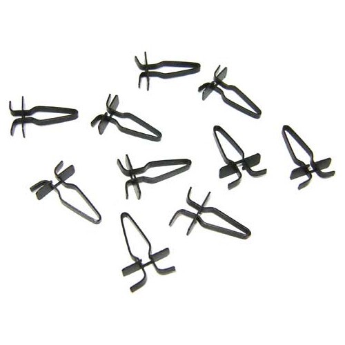  Exterior window wiper clips for Karmann Ghia 56 -&gt;71 - per 10 - KG141335 