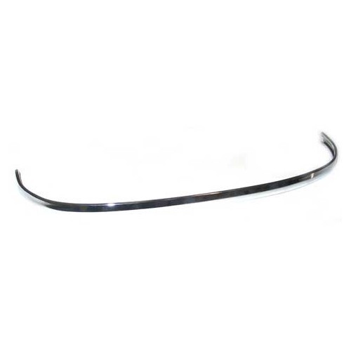 1 chrome-plated rubbing strip for registration plate light for Karmann Ghia T14 from 56 to 74