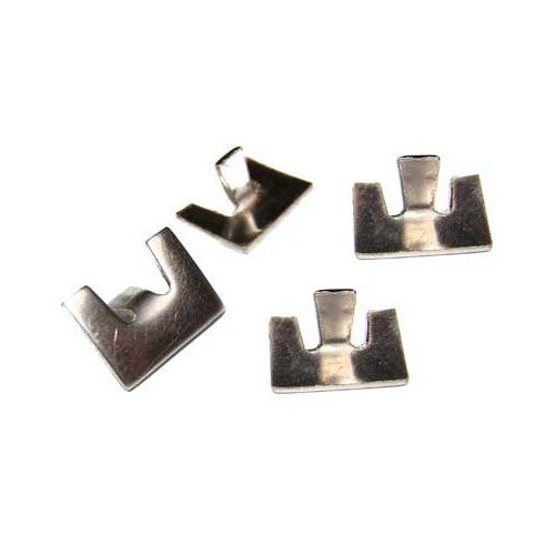  Plaat verlichting staaf clips voor Karmann Ghia T14 56 -&gt;74 - 4 stuks - KG14502 