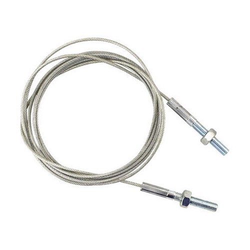 Convertible top rear tension cable for Karmann Cabriolet 67 ->