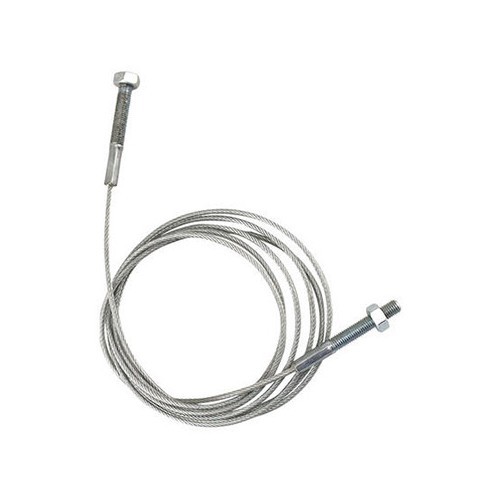  Achter softtop spankabel op raam voor Karmann Cabriolet 68-> - KG15005 