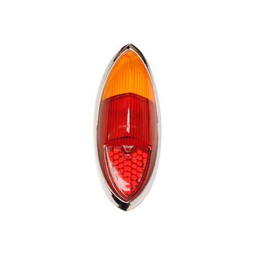  1 rear light lens Europe for Karmann-Ghia 60 ->69 - KG156005 