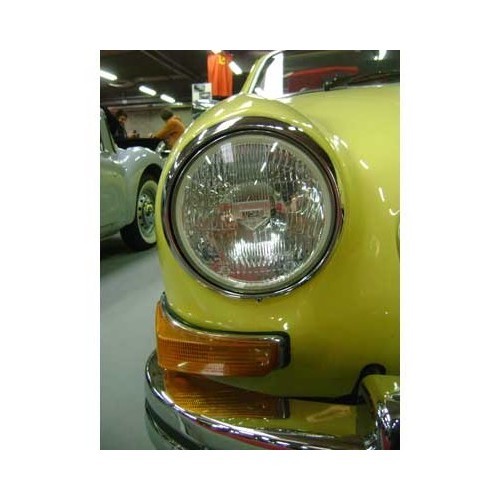 Verre Orange de clignotant avant droit pour Karmann Ghia 70 ->74 - KG17004