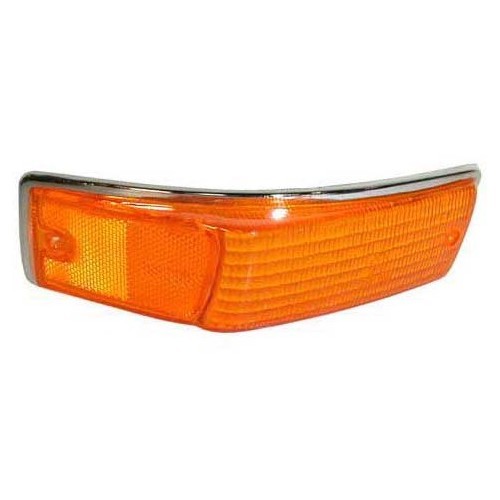  1 Vidrio Naranja de intermitente delantero derecho para Karmann Ghia70 ->74 - KG17004 