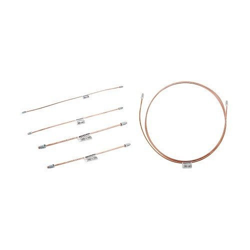  Kit de tubos rígidos de freno en cobre para Combi T2A 68 ->69 - KH26511K 