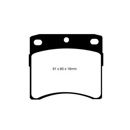 Plaquettes de frein avant TOPRAN pour VOLKSWAGEN Transporter T4 avec roues 15" (1990-1999) - Qualité standard - KH28906