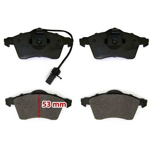  Front brake pads for Transporter T4 (7D) 15-inch wheels 99 ->03 - KH28911 