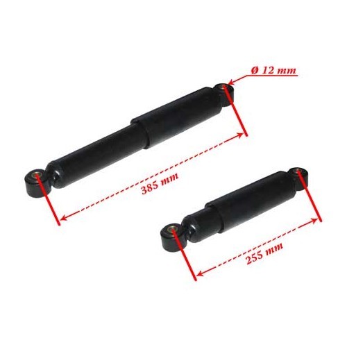 Kit of 4 oil shock absorbers German quality BOGE for Combi Split 50 ->67 - KJ50103K