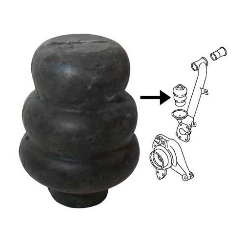  Butoir de suspension arrière pour VOLKSWAGEN Combi Split (1955-1967) - KJ51120 