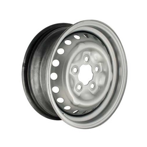 1 grijze velg origineel VW 5,5 x 14" voor Combi & Transporter 71 ->92 - KL33000