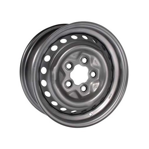  1 grijze velg origineel VW 5,5 x 14" voor Combi & Transporter 71 ->92 - KL33000 